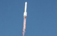 Ракета-носитель «Протон-М» с тремя спутниками ГЛОНАСС