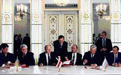 Подписание Беловежских соглашений