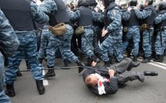 Разгон акции протеста 11 октября