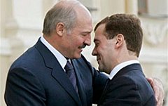 Александр Лукашенко и Дмитрий Медведев
