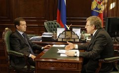 Дмитрий Медведев и Алексей Кудрин