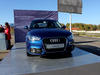Audi A1 на пьедестале. Вид спереди
