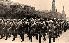 Парад на Красной площади 7 ноября 1941 года