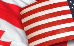 Флаги Грузии и США