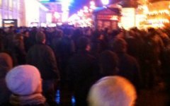 Акция протеста у Гостиного двора. Фото пользователя «Твиттер» @azhov