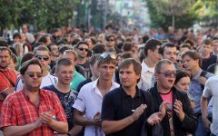 Молчаливые акции протеста в Белоруссии