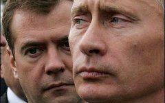 Дмитрий Медведев и Владимир Путин