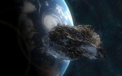 Художественное изображение астероида (фото news.sky.com)