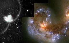 Сталкивающиеся галактики Antennae. Фото с сайта fian-inform.ru