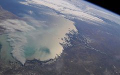 Каспийское море. Фото с сайта nasa.gov