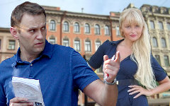 Алексей Навальный и Анна Собянина. Коллаж © KM.RU