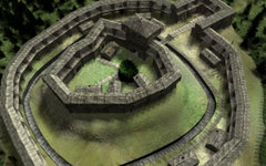 Реконструкия Югорского городища. Изображение с сайта history.novosibdom.ru