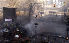 Кадр трансляции ukrstream.tv из Киева