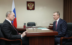 Владимир Путин и Николай Денин © РИА Новости, Алексей Дружинин