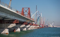 Строительство Крымского моста. Фото с сайта most.life