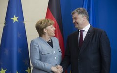 Петр Порошенко и Ангела Меркель. Фото с сайта president.gov.ua 