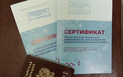 Сертификат о прививке 