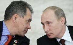 Сергей Шойгу и Владимир Путин © РИА Новости, Алексей Никольский