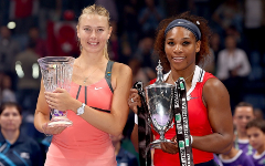 Мария Шарапова и Серена Уильямс. Фото с сайта mariasharapova.com