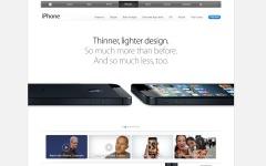 Скриншот сайта apple.com