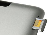 Карта micro-SIM в планшете iPad 2 