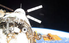ATV-3 состыкованный с МКС. Фото с сайта nasa.gov