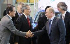 Путин на открытии завода во Владивостоке © РИА Новости, Виталий Аньков