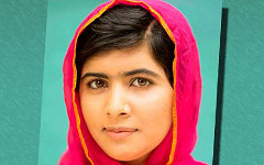 Малала Юсуфзай. Фрагмент обложки книги «I Am Malala»
