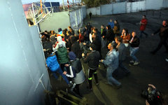 Штурм овощебазы в Бирюлево © KM.RU, Филипп Киреев
