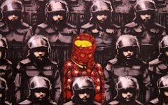 Одна из манхэттенских работ Бэнкси. Фото с сайта banksyny.com