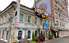 Ресторан «Тарас Бульба» в Москве. Изображение сервиса Google Street View