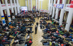 В здании городской администрации Киева © РИА Новости, Илья Питалев