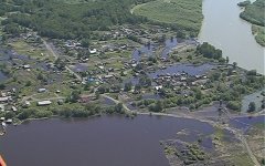 Паводок в Усть-Камчатском районе. Фото с сайта kamchatka.gov.ru