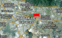 Центральный университет Каракаса на карте. Изображение сервиса Google Maps