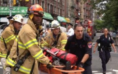 Экстренные службы у места взрыва. Фото пользователя 911_buff в Instagram