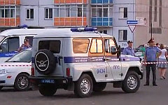 Место происшествия. Кадр видео ГУ МВД России по Красноярскому краю