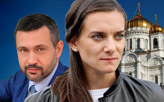 Владимир Легойда и Елена Исинбаева. Коллаж © KM.RU