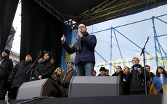 Глава партии «Батькивщина» Арсений Яценюк © KM.RU, Алексей Белкин