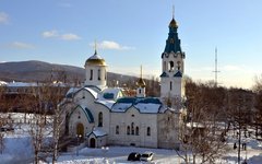 Собор Воскресения Христова в Южно-Сахалинске. Фото с сайта pravosakh.ru