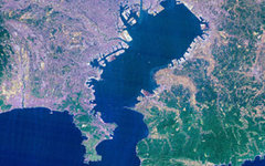 Спутниковый снимок Токийского залива. Фото с сайта wikipedia.org