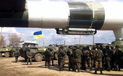 Украинские военные под Изюмом. Фото из Твиттера @A3AP