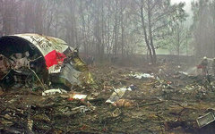 Обломки польского самолета. Фото Bartosz Staszewski с сайта wikimedia.org