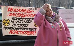 Альбина Петрова на бессрочном пикете в столице © KM.RU, Алексей Белкин