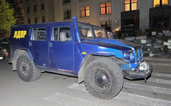 ГАЗ-2330 «Тигр» Владимира Жириновского в Луганске © РИА Новости, Виталий Белоусо