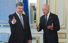Петр Порошенко и Джозеф Байден. Фото из Facebook администрации президента
