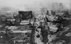 Последствия землетрясения, Сан-Франциско 1906 год. Фото с сайта wikimedia.org