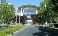 Штаб-квартира Apple в Купертино. Фото с сайта wikimedia.org