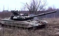 Танк Т-90. Стоп-кадр с видео в YouTube