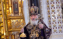 Божественная литургия в храме Христа Спасителя © KM.RU, Кирилл Зыков