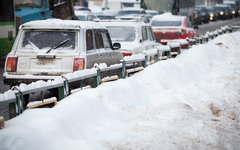 Снегопад в Москве